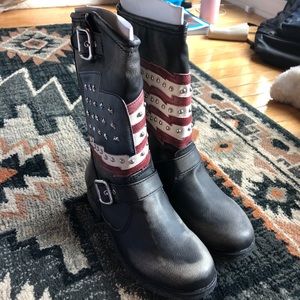 american flag boots